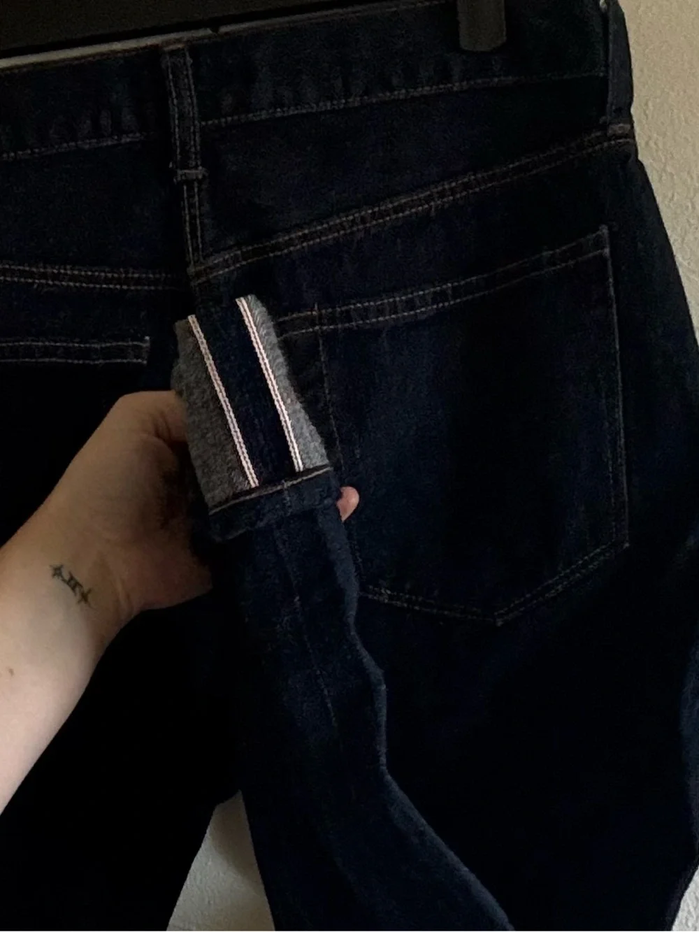 J. Crew Men's Slim Jeans in Dark Blue Indigo
